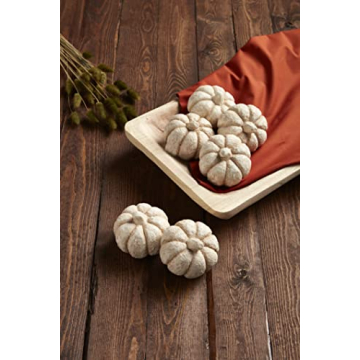 Mud Pie Paper Mache Pumpkin Vase Filler for Fall Decor