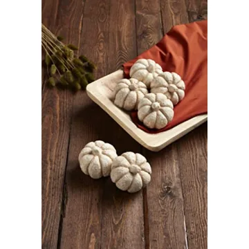 Mud Pie Paper Mache Pumpkin Vase Filler for Fall Decor