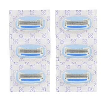 Amazon Basics Women's 5-Blade Razor Refills, 6 Count