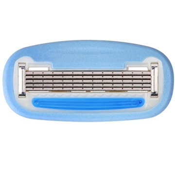 Amazon Basics Women's 5-Blade Razor Refills, 6 Count