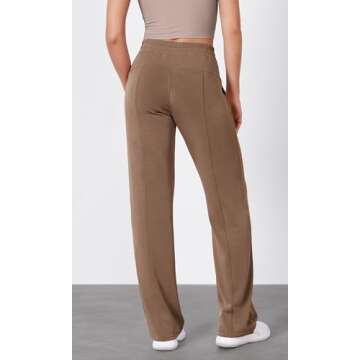 ODODOS Women's Modal Wide Leg Pants - Soft & Comfortable