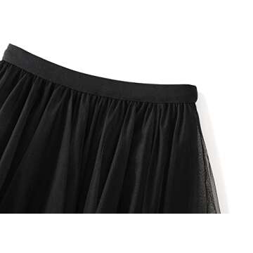 Stylish Asymmetrical Tulle Skirt for Women | Midi Ruffle Party Wear