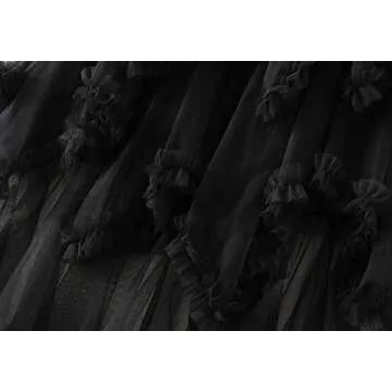 Stylish Asymmetrical Tulle Skirt for Women | Midi Ruffle Party Wear