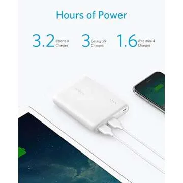 Anker PowerCore 13000mAh, Compact 3-Port Ultra-Portable Phone Charger Power Bank for iPhone 15/15 Plus/15 Pro/15 Pro Max/14/13 Series, iPad, Samsung