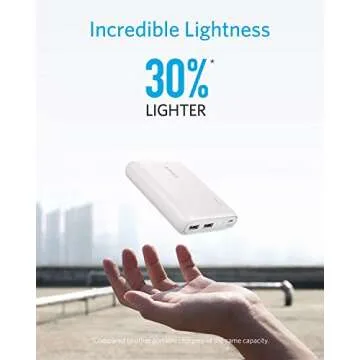 Anker PowerCore 13000mAh, Compact 3-Port Ultra-Portable Phone Charger Power Bank for iPhone 15/15 Plus/15 Pro/15 Pro Max/14/13 Series, iPad, Samsung