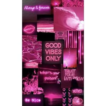 NYCPrimeTech iPhone 12 Pro Max Case/Slim and Soft Transparent Neon Pink Cover with Bumper Edge for iPhone 12 Pro Max/Cute Flexible & Stylish Protection for iPhone 12 Pro Max// 6.7" (Hot Pink)