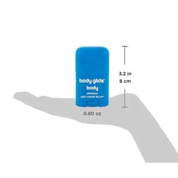 Body Glide Original Anti Chafe Balm | Anti Chafing Stick | Prevent Arm, Chest, Butt, Thigh, Ball Chafing & Irritation | Trusted Skin Protection Since 1996 |0.8oz