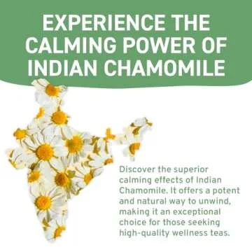 HANDPICK, Chamomile Tea Bags (100 Count) Caffeine Free, Eco-conscious Tea Bags | Premium Natural Chamomile Flower Herbal Tea