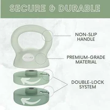 Polyfit Adjustable Kettlebell Set - 5 lb to 12 lb Weights