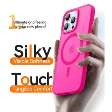 CANSHN iPhone 16 Pro Max Slim Case - Hot Pink