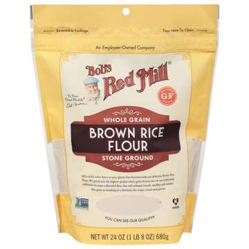 Bob's Red Mill Gluten Free Brown Rice Flour, 24 Ounce (Pack of 4)