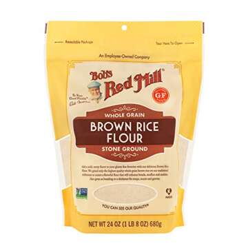 Bob's Red Mill Gluten Free Brown Rice Flour, 24 Ounce (Pack of 4)