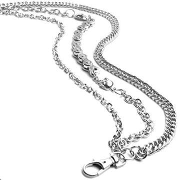 StillCool Trousers Wallet Key Chain Cross Pendant Pant Jean Gothic Rock Hip Hop Punk (Cross Pendant Style)