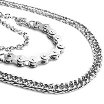 StillCool Trousers Wallet Key Chain Cross Pendant Pant Jean Gothic Rock Hip Hop Punk (Cross Pendant Style)