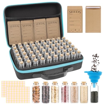 60 Slots Seed Storage Organizer for Efficient Gardening