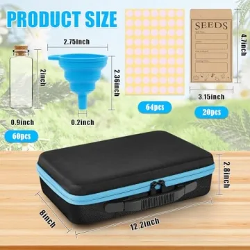 60 Slots Seed Storage Organizer for Efficient Gardening