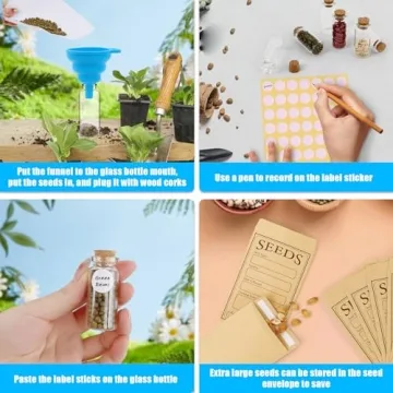 60 Slots Seed Storage Organizer for Efficient Gardening