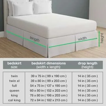 Lux Hotel Tailored Bed Skirt – Stylish & Functional