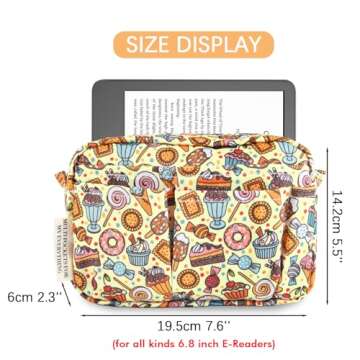 qianshan Multi-functional Portfolio Organizer Pouch - Stylish & Durable