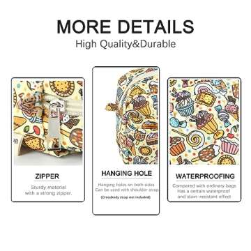 qianshan Multi-functional Portfolio Organizer Pouch - Stylish & Durable