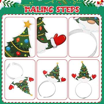 Christmas Party Favor for Kids 24 Pcs Headbands for Christmas Party, Headband Costume Decoration for Party Favors Photo Booth (One Size Fits All)