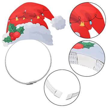 Christmas Party Favor for Kids 24 Pcs Headbands for Christmas Party, Headband Costume Decoration for Party Favors Photo Booth (One Size Fits All)