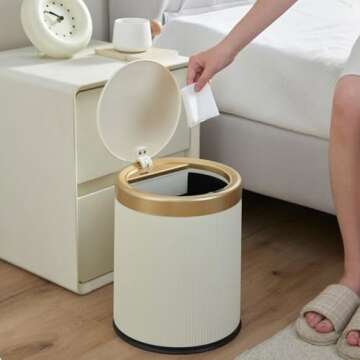 Smart Motion Sensor Bathroom Trash Can - URALFA 10.5L