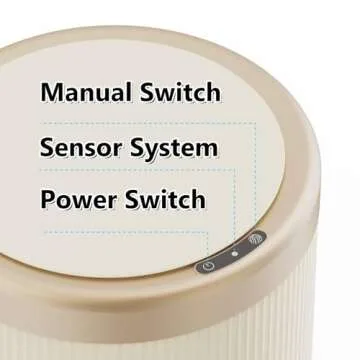 Smart Motion Sensor Bathroom Trash Can - URALFA 10.5L