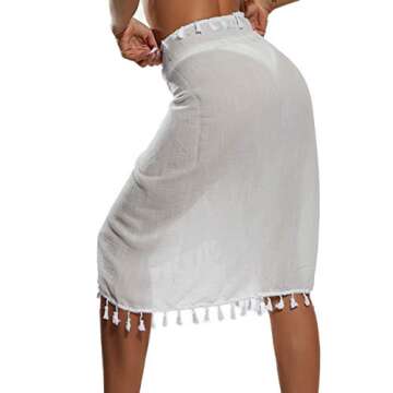 Eicolorte Beach Sarong Pareo for Women - Stylish & Versatile