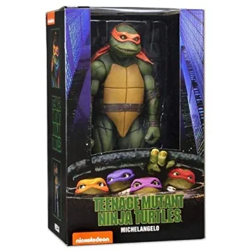 NECA Michelangelo Action Figure - TMNT Classic 1990 Movie