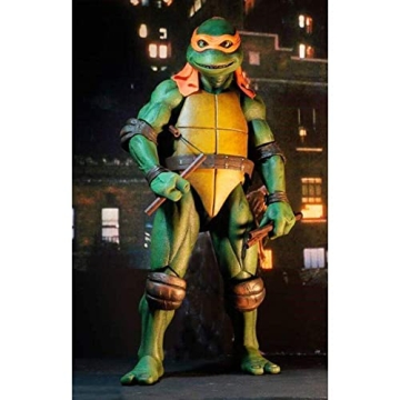 NECA Michelangelo Action Figure - TMNT Classic 1990 Movie