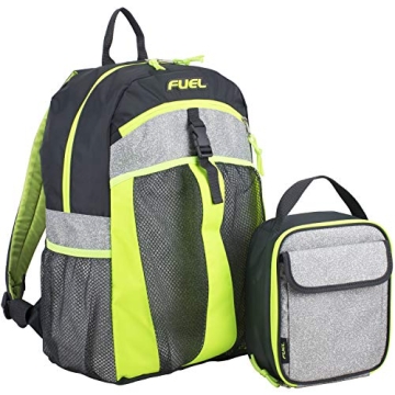 Stylish FUEL Lunch Backpack Set for Students and Teens