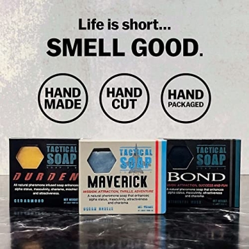 Tactical Soap for Men - Pheromone-Infused Clean Confidence