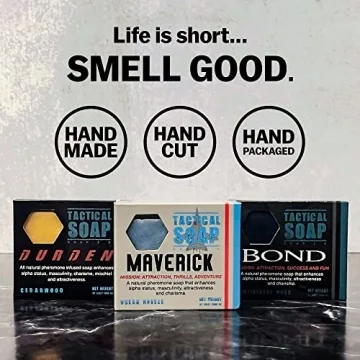Tactical Soap for Men - Pheromone-Infused Clean Confidence