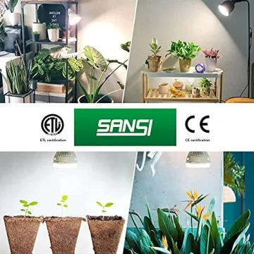 SANSI Grow Light Bulb with COC Technology for Indoor Plants