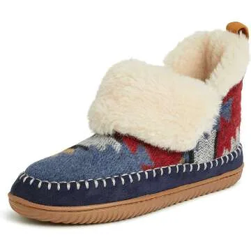 Dearfoams Women's Alpine Moritz Bootie Slipper