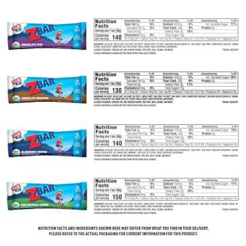 CLIF Kid Zbar - Variety Pack - Soft Baked Whole Grain Snack Bars - USDA Organic - Non-GMO - Plant-Based - 1.27 oz. (18 Count)