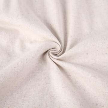 MCEDAR Linen Blend Pants for Women High Waisted Wide Leg Striped Drawstring Beach Pants with Pockets Light Flax-BM