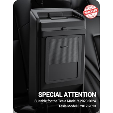 BASENOR Tesla Model 3 Model Y Armrest Hidden Storage Box