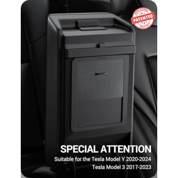 BASENOR Tesla Model 3 Model Y Armrest Hidden Storage Box