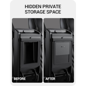 BASENOR Tesla Model 3 Model Y Armrest Hidden Storage Box