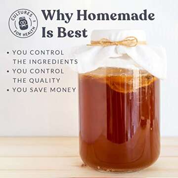 Cultures for Health Kombucha SCOBY Starter for Endless Brews