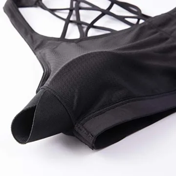 CRZ YOGA Strappy Sports Bra for Women - Stylish & Functional