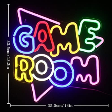 Gamerneon Large LED Neon Signs for Game Room Decor