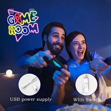 Gamerneon Large LED Neon Signs for Game Room Decor
