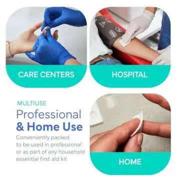 OWELL Alcohol Wipes, Individually Wrapped Alcohol Wipe, Medical & Professional Sterile Alcohol Prep Pads, Medium 2-Ply Medical Alcohol Pad for Cleaning Skin, First Aid Kit Alcohol Swabs (100 Count)