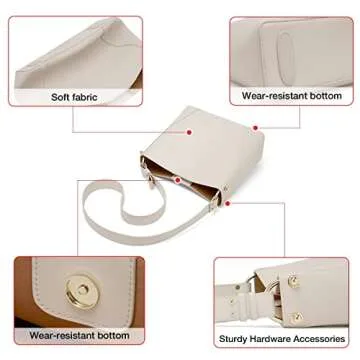 FOXLOVER Designer Leather Hobo Bags for Women