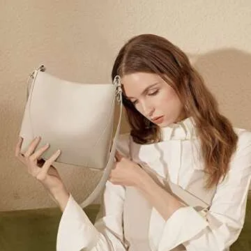 FOXLOVER Designer Leather Hobo Bags for Women