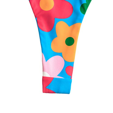 SOLY HUX Floral Print Bikini Set for Trendy Summer Style