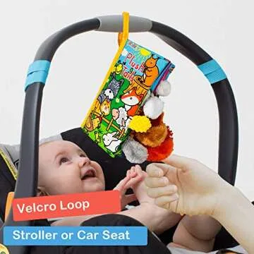 Baby Books Toys 0-6 Months Soft Plush Sensory Play Set